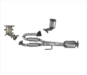 152287 Mac Auto Parts Engine Y Flex Pipe With 3 Catalytic Converters For 09-14 Nissan Maxima V6 3.5l