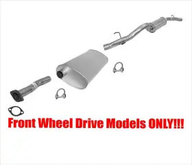 152750 Mac Auto Parts For Gm 02-05 Venture Front Wheel Drv 120 Inch Base Exhaust System Muffler