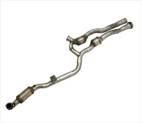 162319 Mac Auto Parts Left Pipe With 3 Catalytic Converters Fits For 04-06 Mercedes Benz E55 Amg