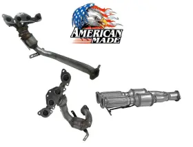 163065 Mac Auto Parts Front Left Right And Center 3pc Catalytic Converters For Volvo Xc90 4.4l 05-11