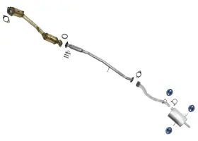 165230 Mac Auto Parts Catalytic Converter Resonator And Muffler For Subaru Forester 2.5l 1999 2000 2002