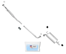 188992 Mac Auto Parts Muffler Resonator Pipe Exhaust System For Toyota Camry 2.2l 1997 98 99 00 2001