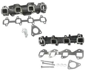 189018 Mac Auto Parts Exhaust Manifolds Left And Right Gaskets For 06-15 Gmc Express Van 2500 3500 6.6l
