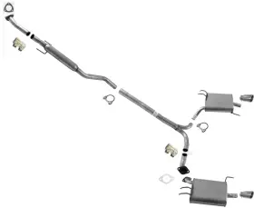 189232 Mac Auto Parts Dual Exhaust System Resonator And Mufflers For Acura Tsx 2.4l 2009 2012 2014