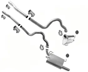 194795 Mac Auto Parts Exhaust System Extension Pipes Dual Muffler For Ford Mustang 2011-2014 5.0l
