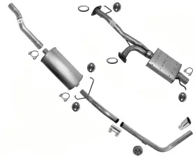 196473 Mac Auto Parts Exhaust Pipe System Mufflers For Toyota Tundra 4.7l 2000-02 With Federal Emissions