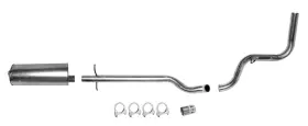 21388 Mac Auto Parts For 98-03 Ram Van 1500 2500 35 Muffler Exhaust System With 127 Inch Wheel Base
