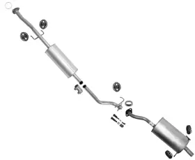 214810 Mac Auto Parts Exhaust Brand Middle Resonator And Muffler For Honda Cr-v Crv 2007 2008 2009