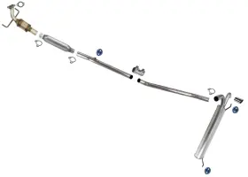 222439 Mac Auto Parts Catalytic Converter Resonator Exhaust System Muffler For Buick Encore 13-21 1.4l