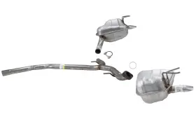 223541 Mac Auto Parts Weld On Rear Y Pipe With Dual Mufflers For Honda Civic Coupe 2016-2020 1.5l