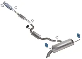 229245 Mac Auto Parts Converter Resonator Pipe Rear Mufflers Exhaust System For Ford C-max 2013-2018