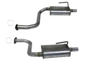 232381 Mac Auto Parts Dual Mufflers Exhaust System For Nissan Maxima 2015 2016 2017 2018 2019 2022
