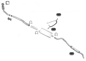 41613 Mac Auto Parts 96-00 Town And Country Muffler Exhaust System Converter 3.3l 3.8l 119 Inch With B