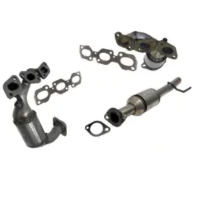 Mac Auto Parts 63582 Manifold And Rear Catalytic Converter With Gaskets Fits Ford Escape 3.0l 2001-2004