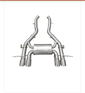 Mad-090bl Mad Bmw M2 G87 S58 Axle Back Exhaust System Black Tips