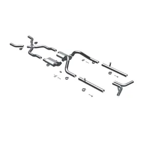 16596-aq Magnaflow Exhaust System Kit For 1957 Chevrolet 4.6l V8 Gas Ohv