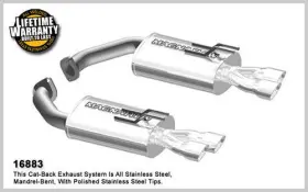 16883 Magnaflow Street Series Axle-back Exhaust - 2-1/2 In 3 Tips