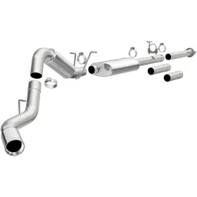 19026-ca Magnaflow Street Series Stainless Cat-back System 2011-2014 6.0l V8 Fle