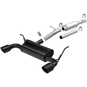 19327 Magnaflow Cat-back For 12-16 Jeep Wrangler Gt 3.6l V6 Black Tips