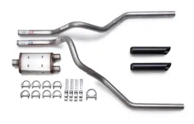 Dk102-bk Magnaflow 99-06 Chevy Silverado Truck Mandrel Dual Exhaust Muffler Black Tips