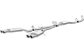 Mag-15337 Magnaflow Touring Cat-back Quad Split Rear 13-16 Bmw 535i 3.0l N55b30a 15337