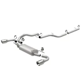 Mag15146 Magnaflow 10-12 Mazda 3 L4 2.5l Hatchback Split Rear Exit Stainless Cat Back