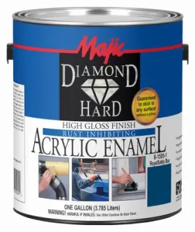 Majic 052752390519 4 Pack - Diamondhard Anti-rust Acrylic Paint High Gloss Royal Safety Blue Gallon