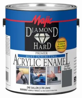8-1546-1 Majic 052752394616 Diamondhard Anti-rust Acrylic Primer Gray Gallon -