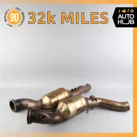 670003850 Maserati 14-20 Quattroporte M156 Sq4 Exhaust Downpipe Left And Right Side Set Oem