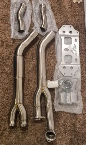 Mad-086 Mastery Art Design Mad Midpipe With Resonator Exhaust 21-25 Bmw S58 G80 G82 M3 M4