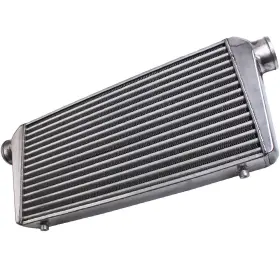 056qom Maxpeedingrods Universal Front Mount Turbo Intercooler Tube And Fin 31 Inch X13 X3 3 Inlet / Outlet