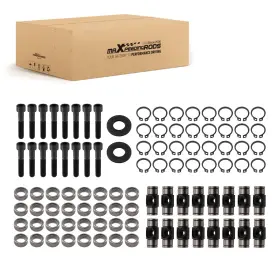 4dijax Maxpeedingrods Rocker Arms Trunion Set With Clips For Ls1 Ls2 Ls3 Lsa Lq9 Lq4 4.8 5.3 5.7 6.0 6.2
