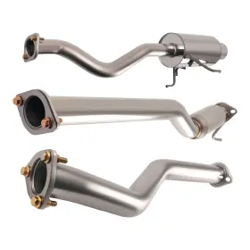 D1g2ql Maxpeedingrods 4 Inch Muffler Tip Catback Exhaust System For Honda Civic Ex Em2 Es2 1.7l 2001-2005