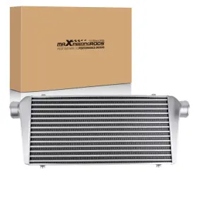 Maxpeedingrods Exzsv1 Universal Front Mount Intercooler Tube And Fin 600x300x76mm 3 Inch In/outlet