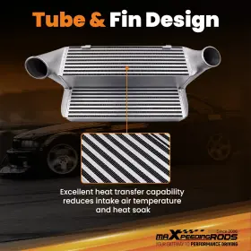 Gyo1im Maxpeedingrods Bar And Plate Aluminum Intercooler For Bmw E82 135i 2008-11 / E92 335is 2011 2012