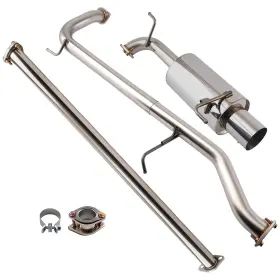 Mqcs5t Maxpeedingrods Catback Exhaust System 4 Inch Tip For Honda Accord 1998-2002 2.3l