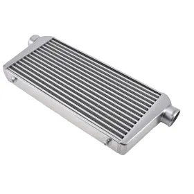 Yg16zw Maxpeedingrods Universal Front Mount Turbo Intercooler Tube And Fin 31 Inch X13 X3 3 Inlet / Outlet