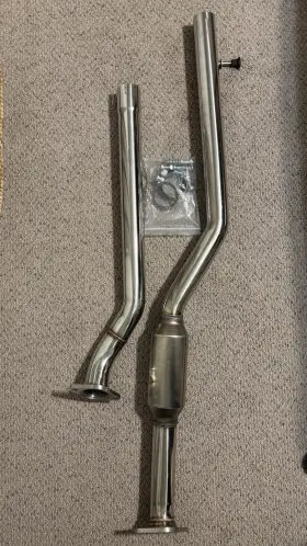 909-476 Mazda 2005-2015 Miata Nc Cobalt High Flow Mid-pipe Non-resonated