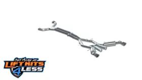 S7035409 Mbrp Automotive For 16-19 Chevrolet Camaro Ss 6 Speed 3in Dual Cat Back With 4.5in Od Tips