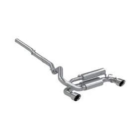 S4203409 Mbrp Exhaust For 2016 Ford Focus Rs 3in Dual Outlet Cat-back T409 Ss