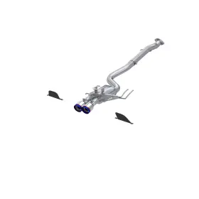 S43033be Mbrp Exhaust For 2023 Toyota Corolla Gr 1.6l T304 Ss 3in Cat-back Dual Center Rear With