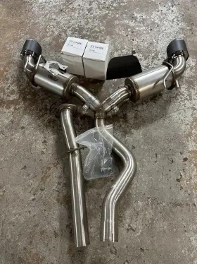 S43033cf Mbrp Exhaust Armor Pro Catback Center Exit Cf Tips For 2023 Toyota Gr Corolla