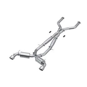 S4406304-mbrp Mbrp Exhaust Fits 2017-2022 Infiniti Q60 3 Inch Cat Back Dual Rear T304 - S4406304