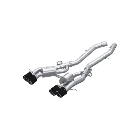 S45033cf Mbrp Exhaust For 2021 Bmw M3/m4 3in Axle Back Dual Rear Exit With T304 Ss Carbon Fiber