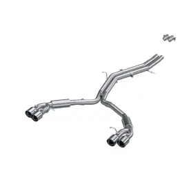 Mbrp Exhaust S4607304 T304 Ss 2.5in Cat-back Quad Rear Exit For Audi S5 Coupe S4 Sedan 18-21