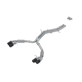 S46073cf Mbrp Exhaust For 18-21 Audi S5 Coupe/s4 Sedan T304 Ss 2.5in Catback Quad Rear