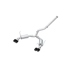 S48073cf Mbrp Exhaust For 2022 Subaru Wrx 3in Cat-back Dual Split Rear Quad Carbon Fiber Tips