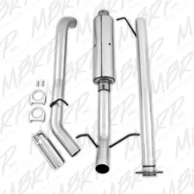S5036al Mbrp Exhaust 3 Inch Cat Back Single Side System Aluminized Steel