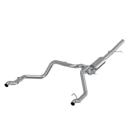 S5085409 Mbrp Exhaust For 2019 Chevrolet Silverado 1500 4.3l/5.3l 2.5in Cat Back Dual Rear Exit