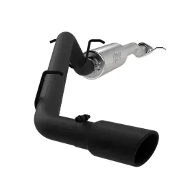 S5090blk Mbrp Exhaust For 17 Chevrolet Colorado 2.5l/3.6l 3in Cat Back Single Side Exit With 4in